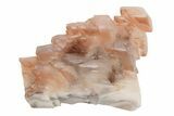 Pagoda Style Calcite Crystals on Calcite - Fluorescent! #215940-1